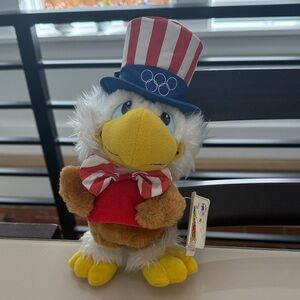 1984 Sam the Olympic Eagle Plush Collectible